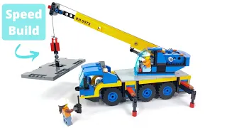 LEGO City 60324 Mobile Crane Speed Build