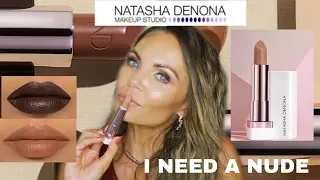 NATASHA DENONA I NEED A NUDE LIPSTICKS | SHADES LIRON & MICHELLE | COMPARISONS |