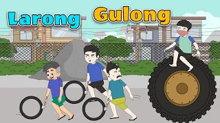 Larong Gulong Gulongan 90s | Pinoy Animation