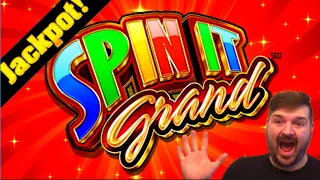 LANDING THE BIGGEST ONE 😸😸😸 MASSIVE JACKPOT HAND PAY! 😸😸😸 SPIN IT GRAND SLOT MACHINE!