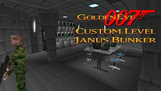 GoldenEye 007 N64 - Janus Bunker - 00 Agent (Custom level)