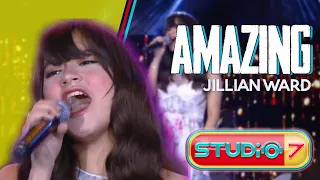 Jillian Ward shows her incredible strength in singing! | Studio 7