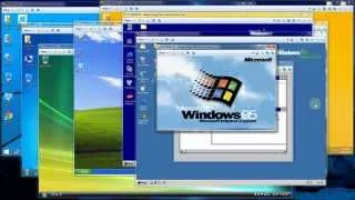 Windows 25 Years - Startup Screens of Windows from 1990 to 2015