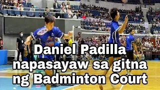 Daniel Padilla napasayaw sa gitna ng Badminton Court | Championship game part 1
