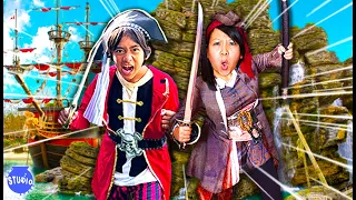 Pirate Ryan and Office Pirate Adventure Challenges!