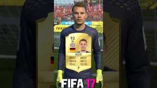 🇩🇪 MANUEL NEUER fifa evolution (10-24) #shorts #eafc24 #fc24 #fifa #neuer #bayern