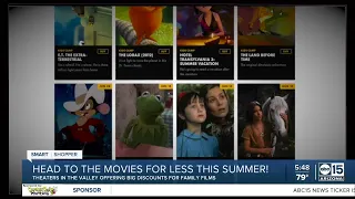 Summertime discounts at the movies