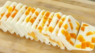 Easy Orange Dessert Recipe | Delicious Orange Milk Pudding