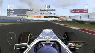 F1 2011 - Gameplay First Pole Position Commentary w/ Fernando Alonso