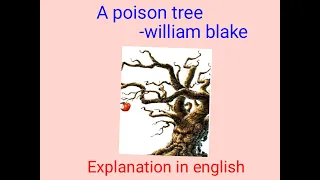 summary of the poem A Poison Tree in english-william blake-9th std-unit2