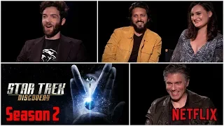 Star Trek Discovery: Ethan Peck, Anson Mount, Mary Chieffo & Shazad Latif on Season 2