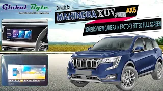 Mahindra XUV 700 AX5 Variant 360 Bird View Camera in Factory Fitted Full Screen.