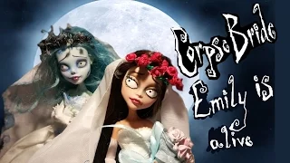 Corpse Bride "Emily is alive" custom OOAK doll