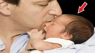 Dad kisses the dying baby, and a second later something incredible happens!