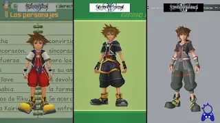 Kingdom Hearts 3 vs 2 vs 1 | Models Evolution | Graphic Comparison