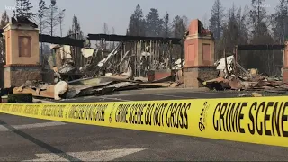 FEMA administrator visits places damaged by Oregon wildfire