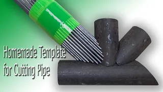 Homemade Template for Cutting Pipe. The Perfect Tube Coping or Pipe Notching Tool. Tube Notching