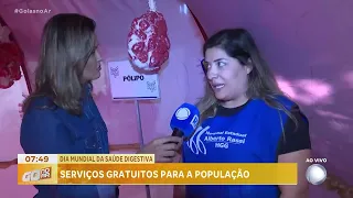 DIA MUNDIAL DA SAÚDE DIGESTIVA: SERVIÇOS GRATUITOS PARA A POPULAÇÃO