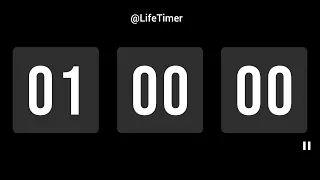 1 hour (60 Minutes ) Silence Timer For Study & Meditation #60minutes #1hour @LifeTimer