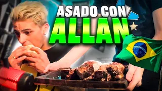 BRASILEÑO PRUEBA UN ASADO POR PRIMERA VEZ - CHARLA FUTBOLERA PRESENCIAL CON ALLAN CANALHA