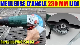 meuleuse d'angle parkside lidl pws 230 angle grinder winkelschleifer