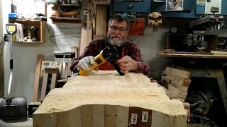 How to build a wavy wooden flag. Detailed video.