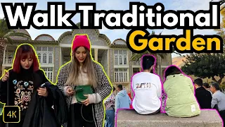 🏛️ Amazing Virtual walking tour 4K - The Most Enchanting Garden in Shiraz - IRAN 2024