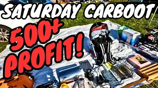 I Make £500 PROFIT At Car Boot 💸 Crazy Buys!! Ebay Reseller Thrifting At Car boot