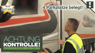 "Pause!" ☕ LKW-Fahrer belegt 4 Parkplätze GLEICHZEITIG! |Old But Gold| Achtung Kontrolle |Kabel Eins