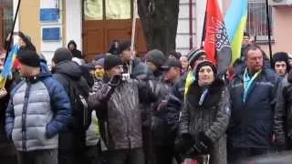 Харьковский УДАР пикетирует СБУ (Киев, 15декабря 2013 г.)