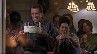 ". . . eating my birthday cake": clip from The 6th Day (Arnold Schwarzenegger movie)