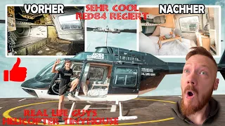 Reaction Video - Wir bauen ein TINY HOUSE aus einem HUBSCHRAUBER  @TheRealLifeGuys  | Red84 reagiert