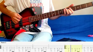 Jesus Doesn't Want Me for a Sunbeam (live at the Paramount) — Nirvana — Bass cover with tabs (4k)