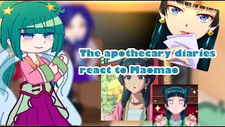 The apothecary diaries react to Maomao || Gacha club