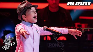 Frank Sinatra - New York, New York (Tyler) | Blind Auditions | The Voice Kids 2022