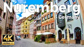 Nuremberg, Germany Walking Tour (4k Ultra HD 60fps) – With Captions