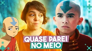 Eu queria ter amado o Avatar live-action da Netflix, queria mesmo