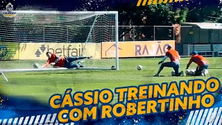 🔥GOLEIRO CÁSSIO TREINANDO COM O PREPARADPR DE GOLEIROS ROBERTINHO NO CRUZEIRO