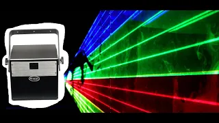 Potente Laser 4 Watts RGB Multicolor AUVI Lights