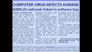 News from the Future: COMPUTER VIRUS INFECTS HUMANS