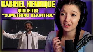 Legendado PT-BR| Gabriel Henrique - Something Beautiful FIRST TIME REACTION | Qualifiers | AGT 2023