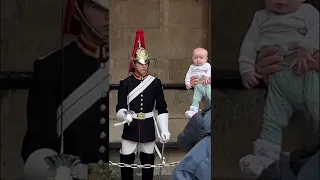 Guard respects BABY! 👶