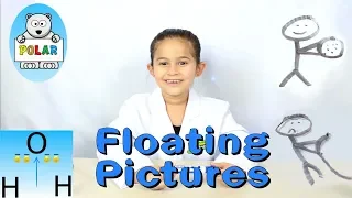 Floating Pictures easy fun science experiment with polarity - Graces science place