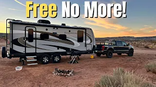 BIG Changes in Moab Utah Boondocking by Arches National Park