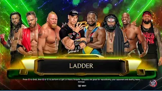 WWE 2k23 - Jhon Cena Vs 7 Man's Ladder Match || WWE Money in The Bank Match .