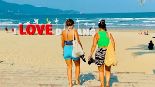 【🇻🇳 4K】Vietnam Da Nang Promenade & Beach (March 13, 2024) #asmr