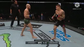 Dustin Poirier Gets ROCKED AGAIN with punches from Conor McGregor