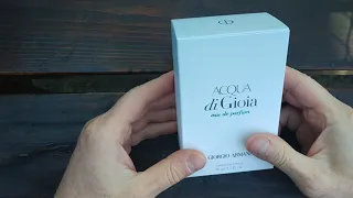 Розпакування  Giorgio Armani Acqua Di Gioia  з Rozetka