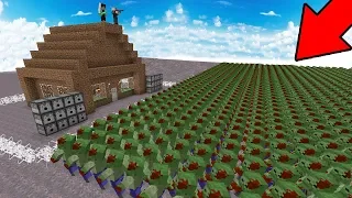 ДОМ НУБА VS 10000000 ЗОМБИ В МАЙНКРАФТЕ! СУПЕР ПУШКИ MINECRAFT! ЗАЩИТА ДОМА! ТРОЛЛИНГ