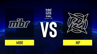 MIBR vs. NiP - Map 1 [Nuke] - IEM Katowice 2023 Play-In - Upper bracket